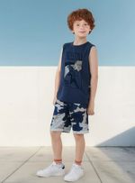 Conjunto Infantil Menino Curto Estampado
