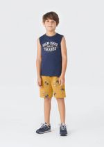 Conjunto Infantil Menino Curto Estampado