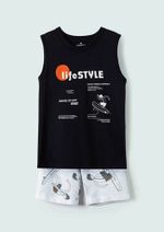 Conjunto Infantil Menino Curto Estampado