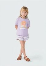 Conjunto Curto Infantil Menina Toddler Estampado