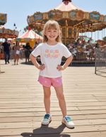 Conjunto Curto Infantil Menina Toddler Estampado