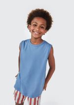 Regata Básica Infantil Menino Modelagem Tradicional