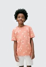 Camiseta Infantil Manga Curta Menino Em Malha De Algodão