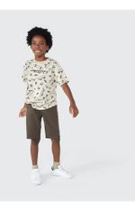 Camiseta Infantil Manga Curta Menino Em Malha De Algodão