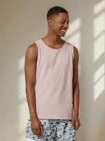Regata Básica Masculina Em Malha De Algodão