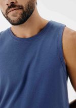 Regata Básica Masculina Em Malha De Algodão