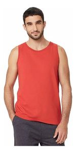 Regata Básica Masculina Em Malha De Algodão