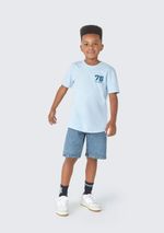 Bermuda Jeans Infantil Menino Chino