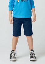 Bermuda Básica Infantil Menino Em Sarja