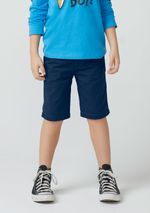 Bermuda Básica Infantil Menino Em Sarja