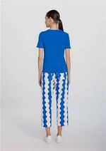 Blusa Básica Feminina Slim Em Algodão