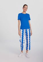Blusa Básica Feminina Slim Em Algodão