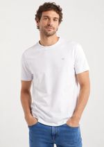 Camiseta Masculina Comfort Super Cotton Básica Com Patch