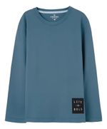 Camiseta Manga Longa Com Estampa Infantil Menino