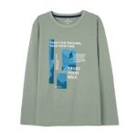 Camiseta Manga Longa Com Estampa Infantil Menino