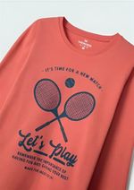 Camiseta Manga Longa Com Estampa Infantil Menino