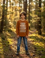 Camiseta Manga Longa Com Estampa Infantil Menino