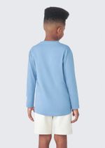 Camiseta Manga Longa Com Estampa Infantil Menino