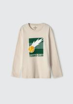 Camiseta Manga Longa Com Estampa Infantil Menino