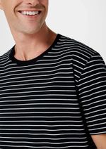 Camiseta Básica Masculina Mar Em Algodão Peruano