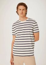 Camiseta Básica Masculina Mar Em Algodão Peruano