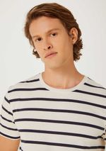 Camiseta Básica Masculina Mar Em Algodão Peruano