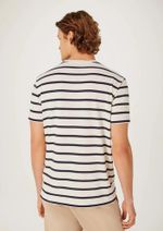 Camiseta Básica Masculina Mar Em Algodão Peruano