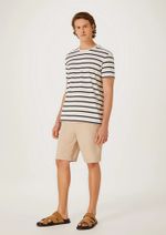 Camiseta Básica Masculina Mar Em Algodão Peruano