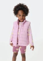 Colete Puffer Infantil Unissex Com Bolsos