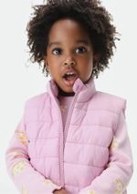 Colete Puffer Infantil Unissex Com Bolsos