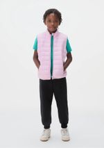 Colete Puffer Infantil Unissex Com Bolsos