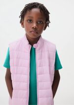 Colete Puffer Infantil Unissex Com Bolsos