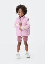 Colete Puffer Infantil Unissex Com Bolsos