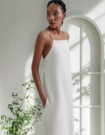 Vestido Midi Em Viscolinho