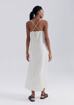 Vestido Midi Em Viscolinho