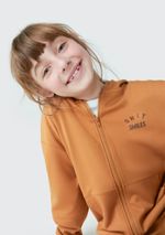 Jaqueta De Moletom Infantil Menina Com Capuz