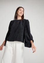 Blusa Feminina Evasê Em Veludo