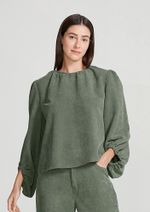 Blusa Feminina Evasê Em Veludo