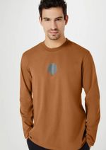 Camiseta Masculina Manga Longa Com Estampa