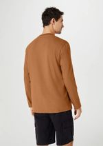Camiseta Masculina Manga Longa Com Estampa