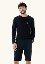 Camiseta Masculina Manga Longa Com Estampa