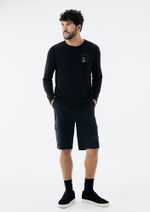 Camiseta Masculina Manga Longa Com Estampa