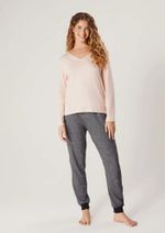 Pijama Feminino Longo Decote V