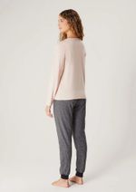 Pijama Feminino Longo Decote V