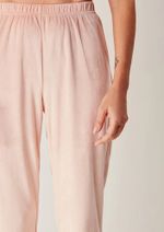 Pijama Feminino Longo Em Malha Plush