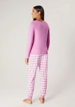 Pijama Feminino Longo Com Estampa