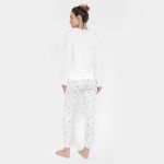Pijama Feminino Longo Com Estampa