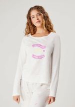Pijama Feminino Longo Com Estampa