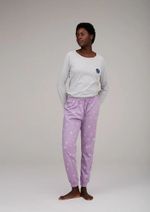 Pijama Feminino Longo Com Estampa