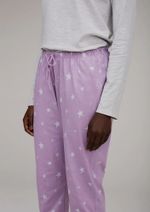 Pijama Feminino Longo Com Estampa